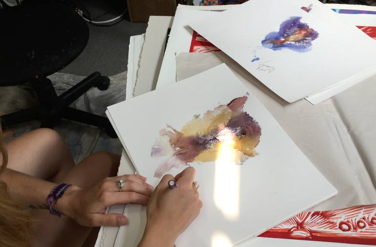 Original Documentary Erotic Printmaking by Nipples Of Venus