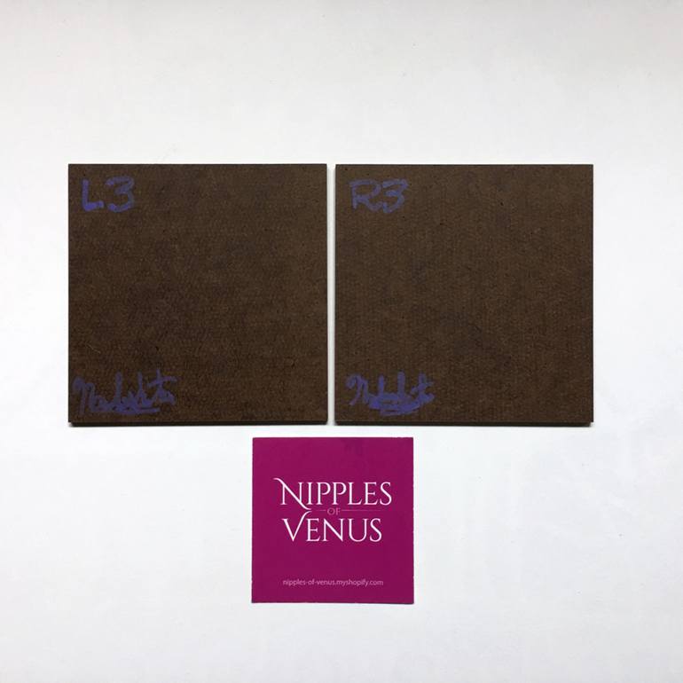 Original Conceptual Abstract Painting by Nipples Of Venus