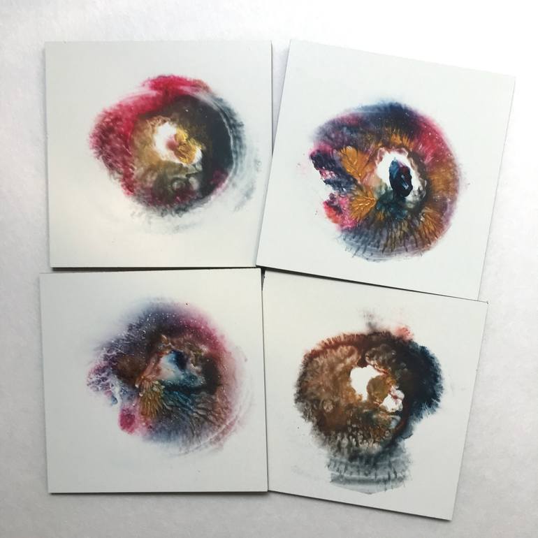 Original Conceptual Abstract Painting by Nipples Of Venus