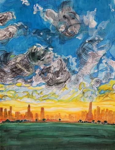 Saatchi Art Artist Kimberley Wiseman; Paintings, “Morning Sky” #art