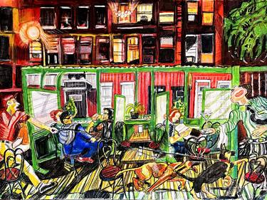 Original Contemporary Food & Drink Mixed Media by Kimberley Wiseman
