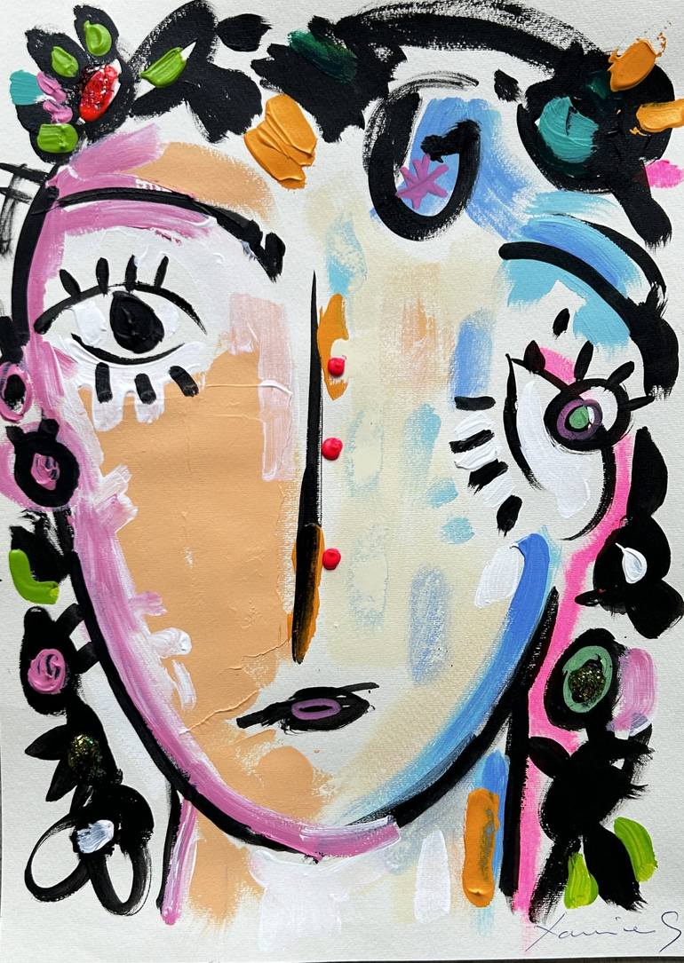 Original Contemporary People Paintings by Xavi Garcia Garcia