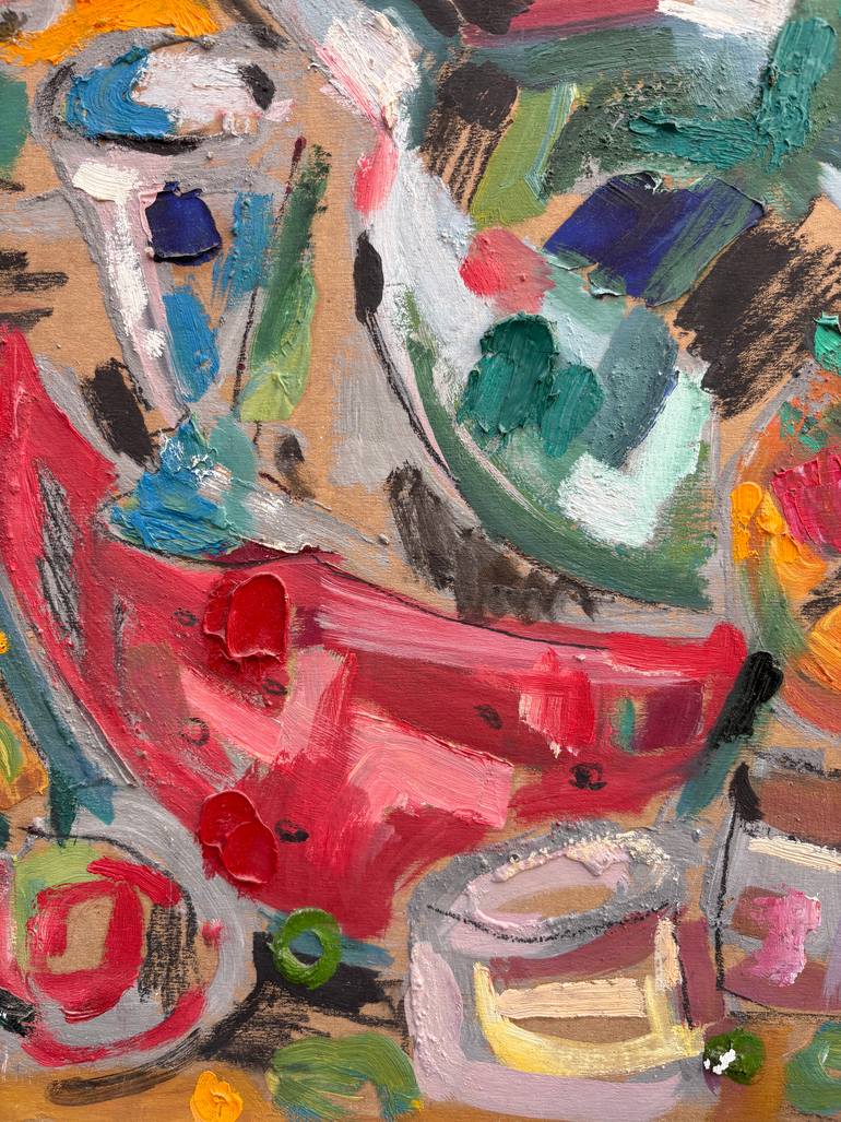 Original Fauvism Food & Drink Painting by Xavi Garcia Garcia