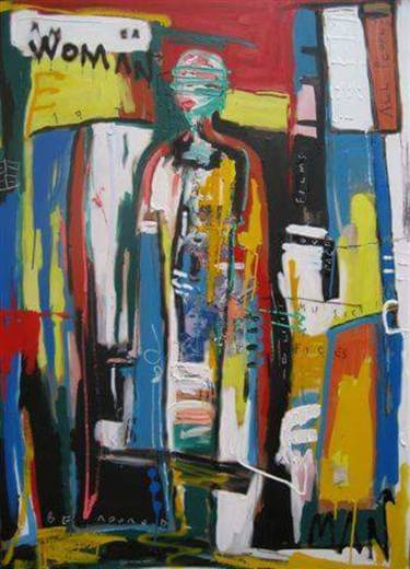 Original Abstract Expressionism Cities Paintings by Xavi Garcia Garcia