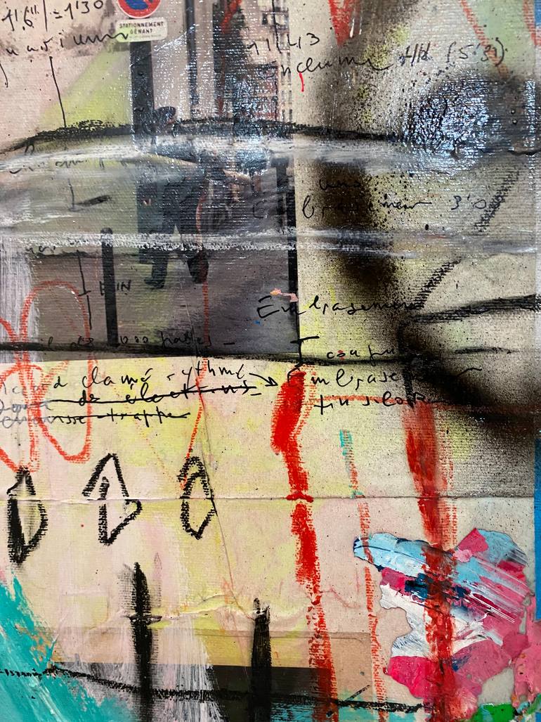 Original Expressionism Graffiti Painting by Xavi Garcia Garcia