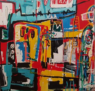 Print of Abstract Cities Paintings by Xavi Garcia Garcia