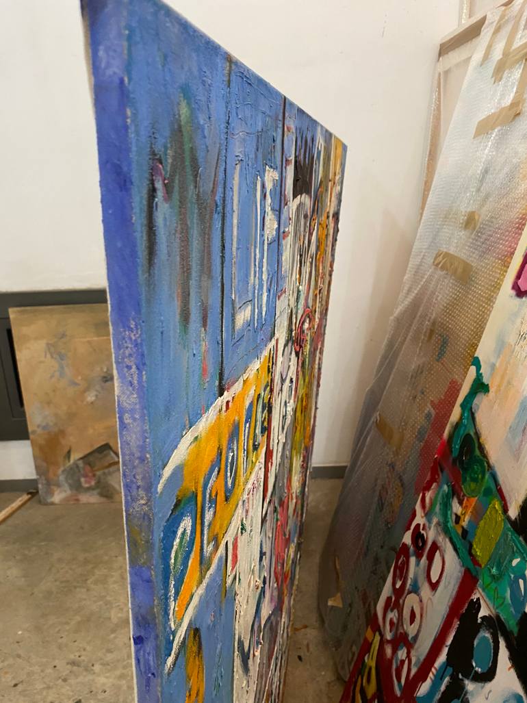 Original Abstract Expressionism Pop Culture/Celebrity Painting by Xavi Garcia Garcia