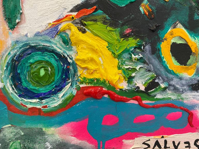 Original Abstract Expressionism Landscape Painting by Xavi Garcia Garcia