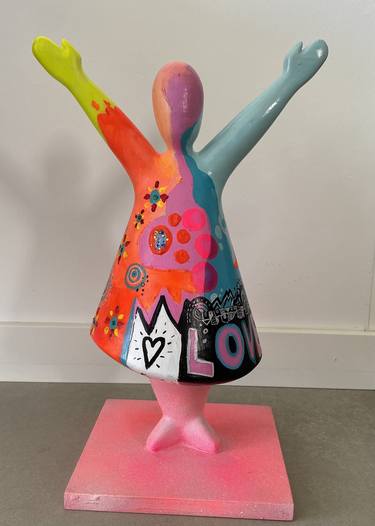 Original Cubism Kids Sculpture by Xavi Garcia Garcia