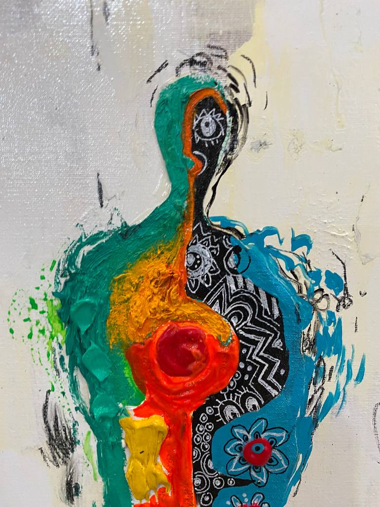 Original Figurative Body Painting by Xavi Garcia Garcia