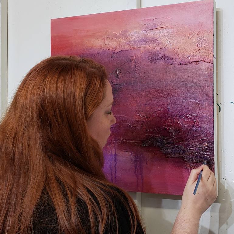Original Fine Art Abstract Painting by Brazen Edwards