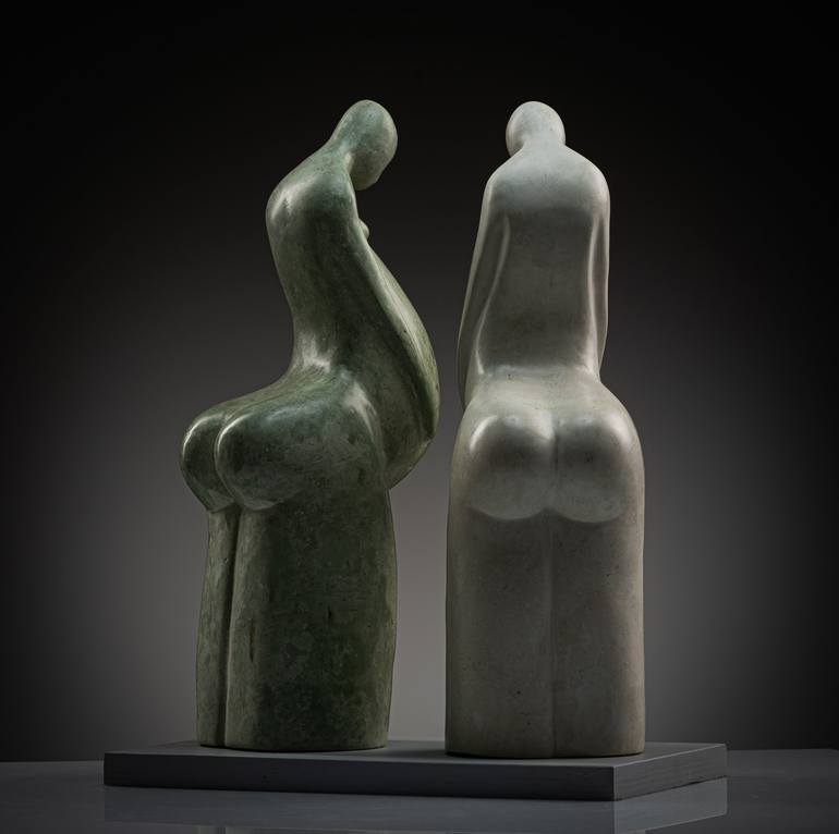 Original Abstract Women Sculpture by Amanda Hewitt