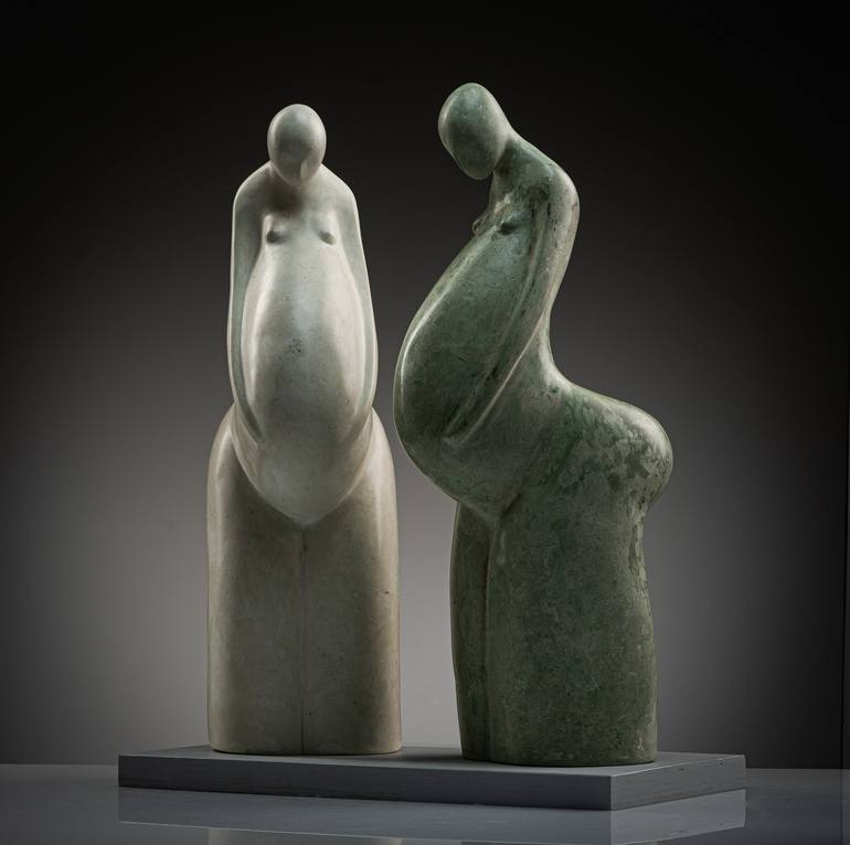 Original Abstract Women Sculpture by Amanda Hewitt