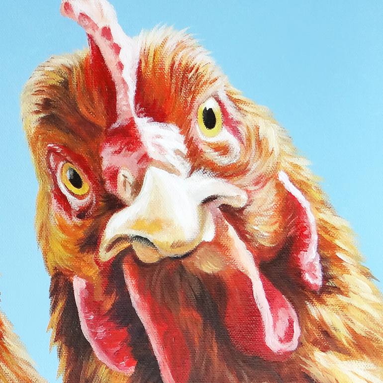 Original Realism Animal Painting by Janet Carson