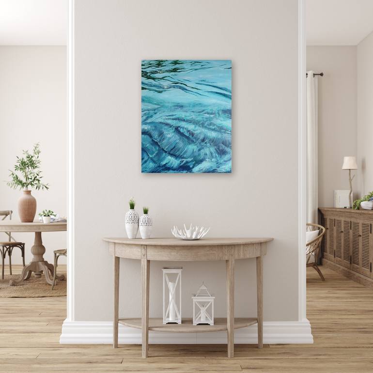 Original Fine Art Water Painting by Tetiana Sharanutsa