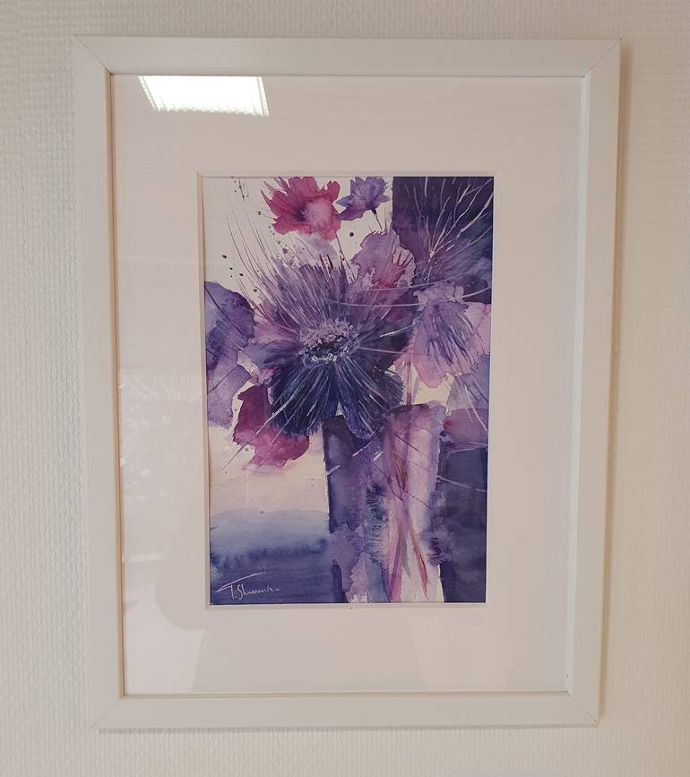 Original Floral Painting by Tetiana Sharanutsa