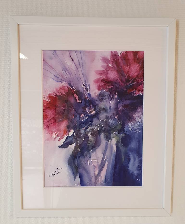 Original Expressionism Floral Painting by Tetiana Sharanutsa