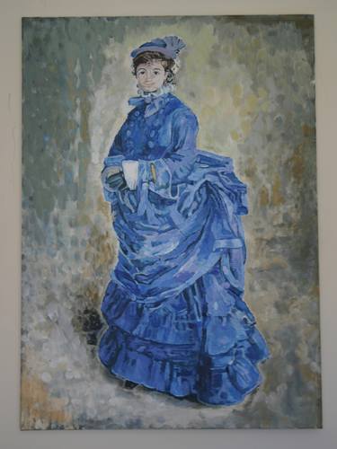 (La Parisienne) The Girl in Blue    1874 thumb