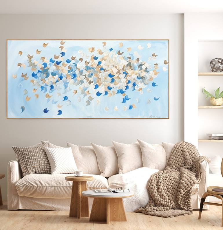 Original Abstract Painting by Gabriela Azar Schreiner