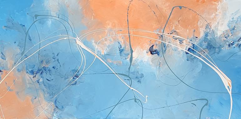 Original Abstract Painting by Gabriela Azar Schreiner