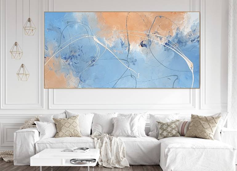 Original Abstract Painting by Gabriela Azar Schreiner