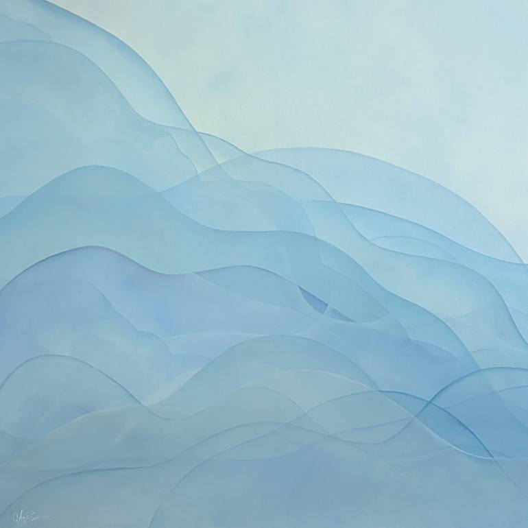 Original Abstract Painting by Gabriela Azar Schreiner