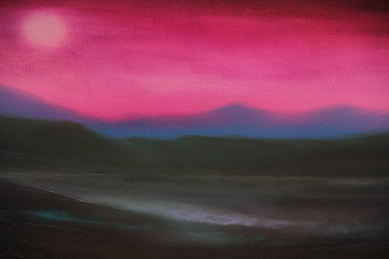 Original Surrealism Landscape Painting by Serguei Borodouline