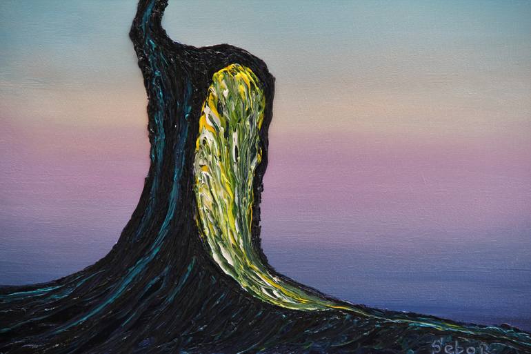 Original Surrealism Abstract Painting by Serguei Borodouline