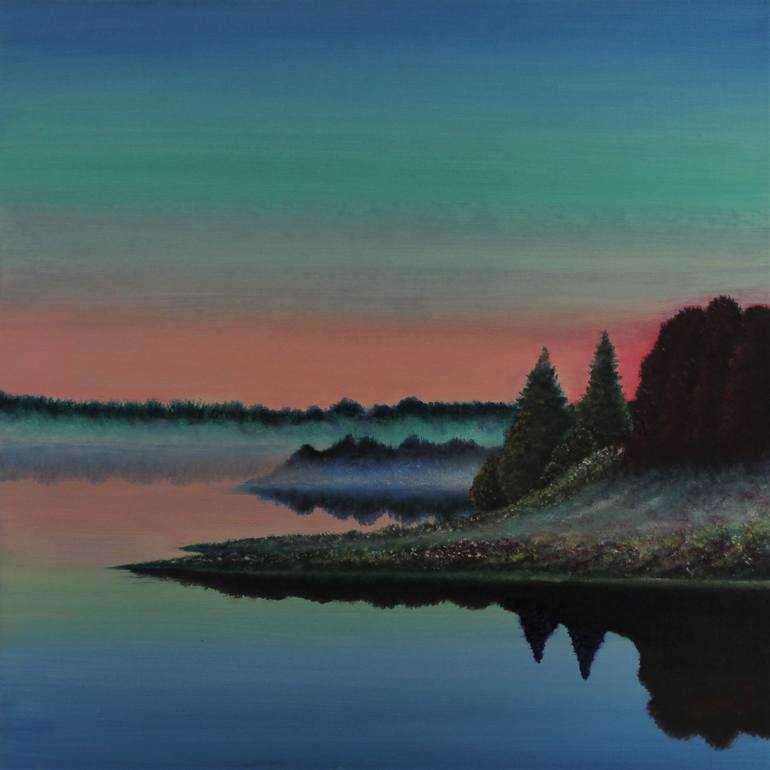 Original Fine Art Landscape Painting by Serguei Borodouline