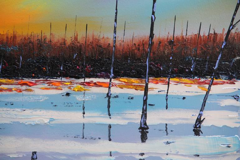 Original Impressionism Landscape Painting by Serguei Borodouline