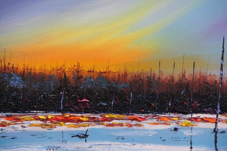 Original Impressionism Landscape Painting by Serguei Borodouline