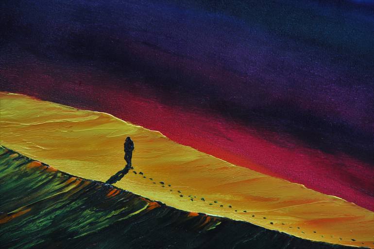 Original Surrealism Fantasy Painting by Serguei Borodouline