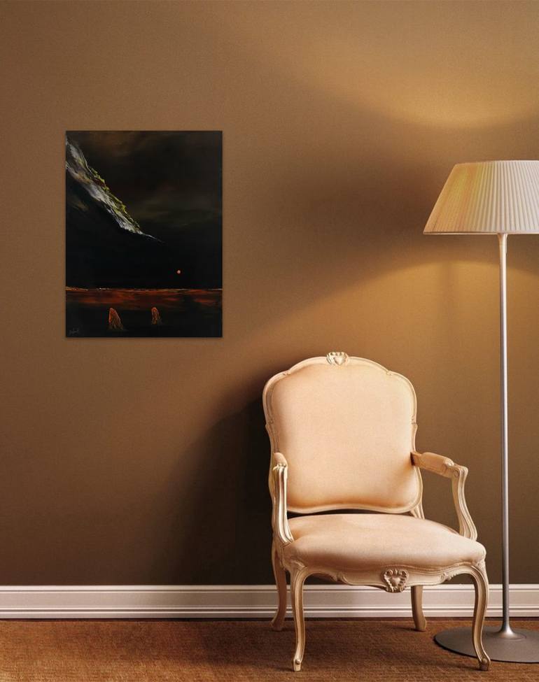 Original Surrealism Abstract Painting by Serguei Borodouline