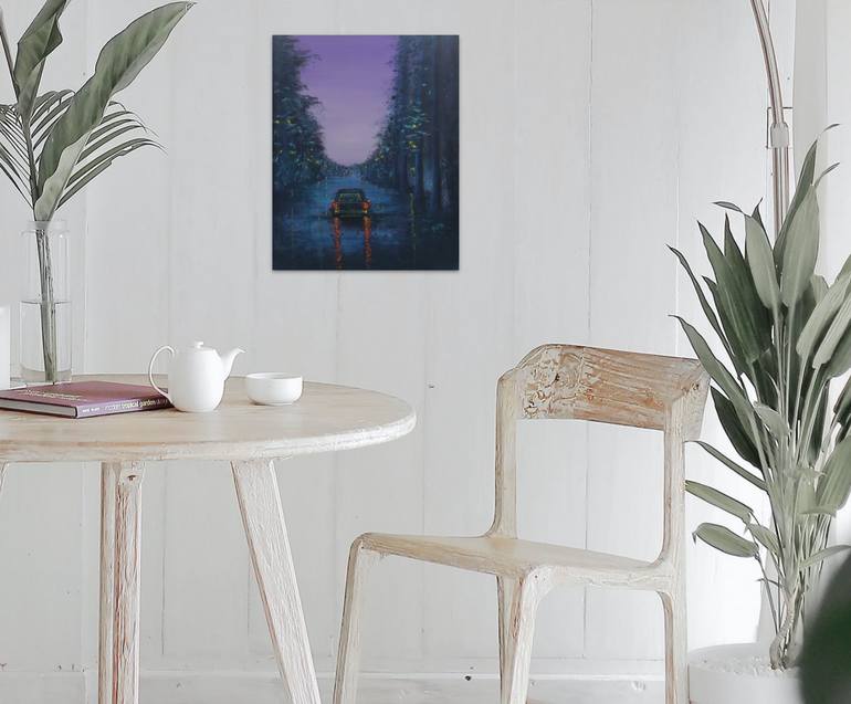 Original Impressionism Car Painting by Serguei Borodouline