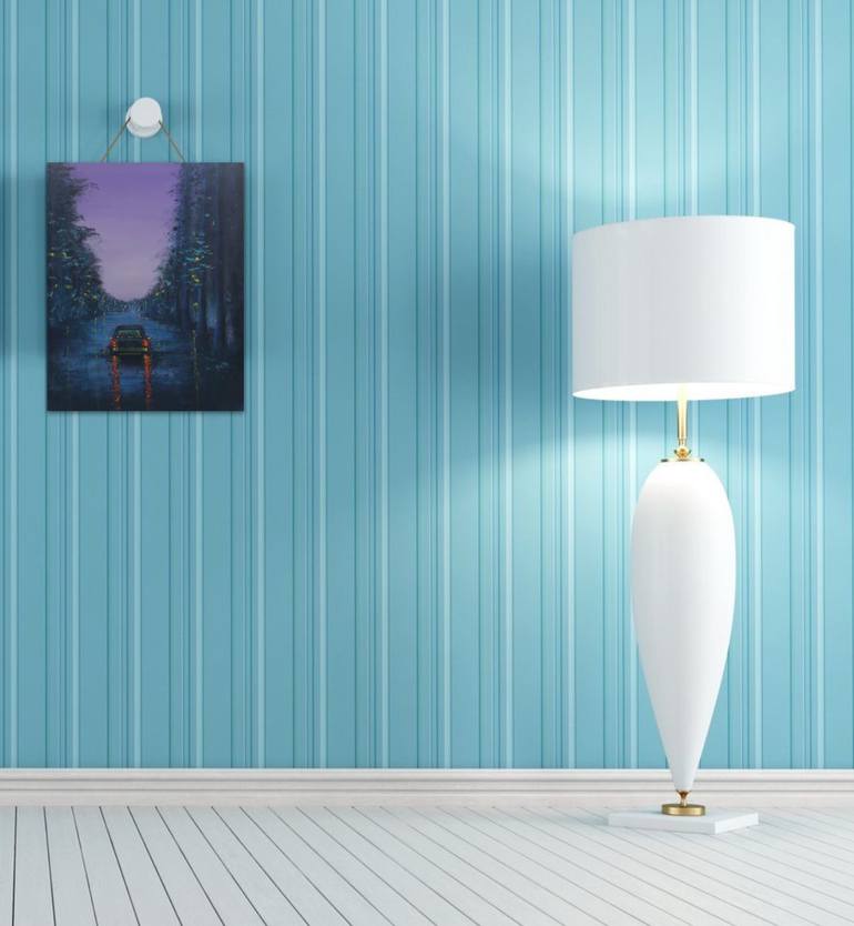 Original Impressionism Car Painting by Serguei Borodouline