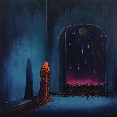 Original Surrealism Fantasy Painting by Serguei Borodouline