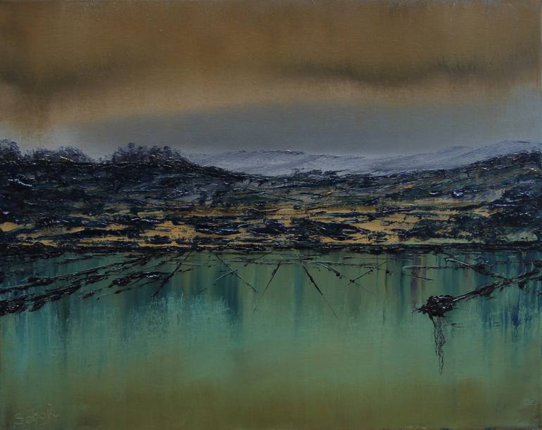 Original Impressionism Landscape Painting by Serguei Borodouline