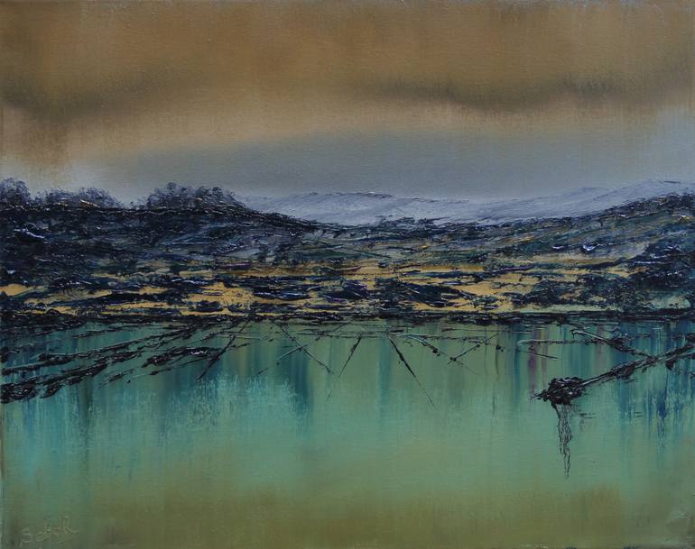 Original Impressionism Landscape Painting by Serguei Borodouline
