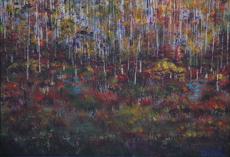 Original Impressionism Landscape Painting by Serguei Borodouline