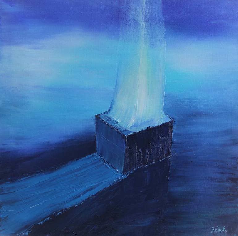 Original Surrealism Abstract Painting by Serguei Borodouline