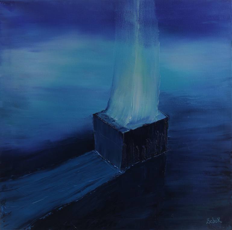 Original Surrealism Abstract Painting by Serguei Borodouline