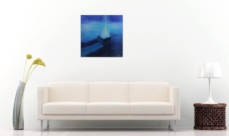 Original Surrealism Abstract Painting by Serguei Borodouline