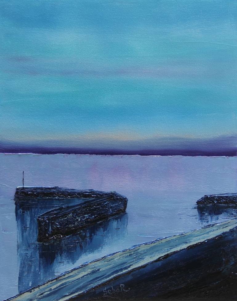 Original Impressionism Landscape Painting by Serguei Borodouline