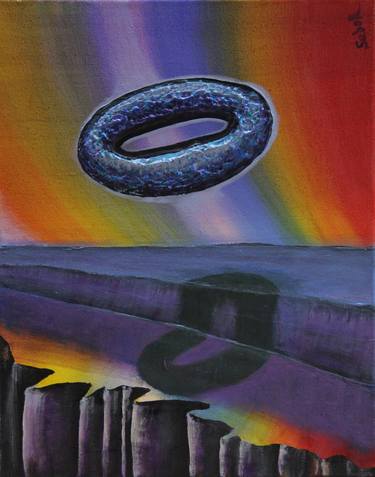 Original Surrealism Abstract Painting by Serguei Borodouline