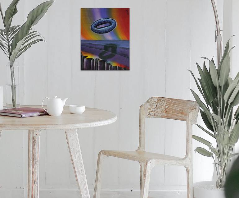 Original Surrealism Abstract Painting by Serguei Borodouline