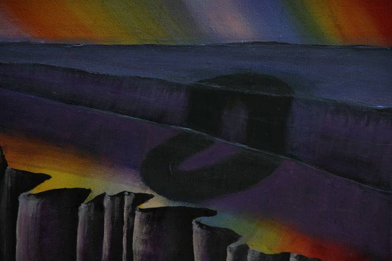 Original Surrealism Abstract Painting by Serguei Borodouline