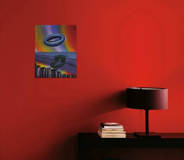 Original Surrealism Abstract Painting by Serguei Borodouline