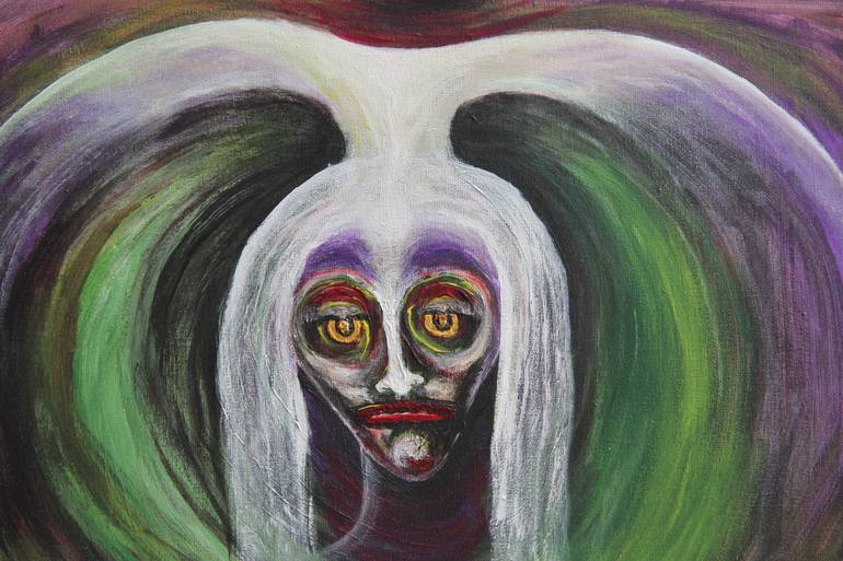 Original Abstract Fantasy Painting by Serguei Borodouline