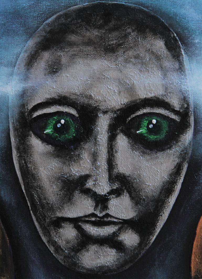 Original Surrealism Fantasy Painting by Serguei Borodouline