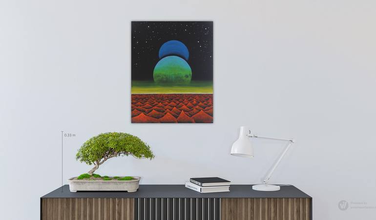 Original Conceptual Fantasy Painting by Serguei Borodouline